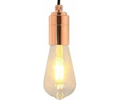 lempų laikikliai 2 vnt Rose Gold E27