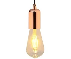 lempų laikikliai 2 vnt Rose Gold E27