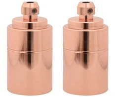 lempų laikikliai 2 vnt Rose Gold E27