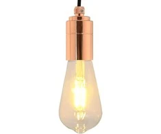 lempų laikikliai 2 vnt Rose Gold E27