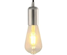lempų laikikliai 2 vnt Satin Nickel E27