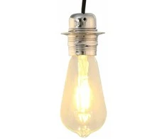 lempų laikikliai 2 vnt Satin Nickel E27