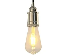 lempų laikikliai 2 vnt Satin Nickel E27