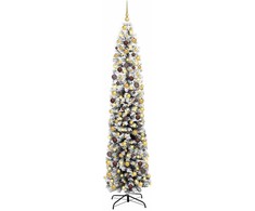 Dirbtinė Kalėdų eglutė Žalia 210 cm PVC, plienas ir plastikas