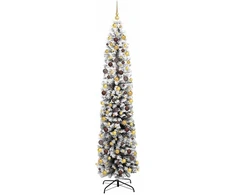 Dirbtinė Kalėdų eglutė Žalia 210 cm PVC, plienas ir plastikas