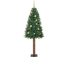 Lieknas Kalėdų eglutė Žalia 180 cm PVC ir kietasis pušų medis