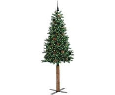 Lieknas Kalėdų eglutė Žalia 210 cm PVC ir kietasis pušų medis