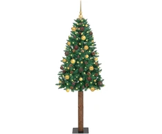 Lieknas Kalėdų eglutė Žalia 210 cm PVC ir kietasis pušų medis