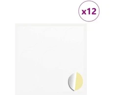 Lipdukas 12 pcs Balta Ø 20 x 0,5 mm Popierius