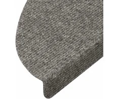 Lipnūs laiptų kilimėliai, 20vnt., pilki, 56x17x3cm