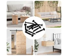 Lizdas su dangteliu varžtas 5143 pcs Juoda Geležis