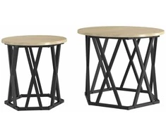 Šoninis stalas 2 pcs Sonoma ąžuolas