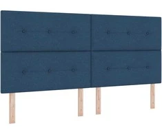 Kiemas lova su galvūgalio Mėlyna 200 x 200 cm audinys