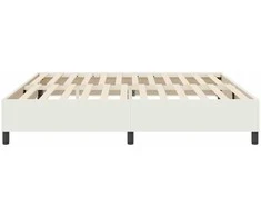 Lova Platforminės lovos rėmas Kreminė 200 x 200 cm