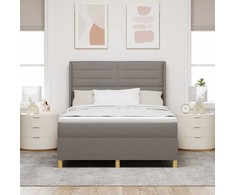 Kiemas lova su galvūgalio Tortora 160 x 200 cm audinys