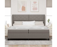 Kiemas lova su galvūgalio Tortora 200 x 200 cm audinys