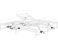 Lova Elektrinis reguliuojamas lovos rėmas Balta 180 x 200 cm Plienas