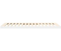 Lova Grindų lovos rėmas Balta 71,5 x 190 cm Apdirbta mediena