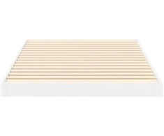 Lova Grindų lovos rėmas Balta 76,5 x 200 cm Apdirbta mediena