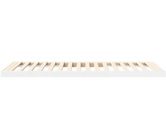 Lova Grindų lovos rėmas Balta 86,5 x 200 cm Apdirbta mediena