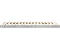 Lova Grindų lovos rėmas Betono pilka 86,5 x 200 cm Apdirbta mediena