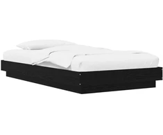 Lova Grindų lovos rėmas Juodojo ąžuolo 80 x 210 cm Apdirbta mediena