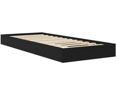 Lova Grindų lovos rėmas Juodojo ąžuolo 80 x 200 cm Apdirbta mediena