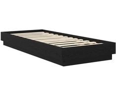 Lova Grindų lovos rėmas Juodojo ąžuolo 80 x 200 cm Apdirbta mediena