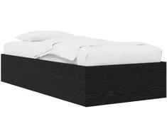 Lova Grindų lovos rėmas Juodojo ąžuolo 80 x 200 cm Apdirbta mediena