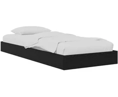 Lova Grindų lovos rėmas Juodojo ąžuolo 80 x 200 cm Apdirbta mediena