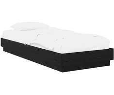 Lova Grindų lovos rėmas Juodojo ąžuolo 80 x 200 cm Apdirbta mediena