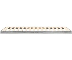 Lova Grindų lovos rėmas Pilkas Sonoma 76,5 x 200 cm Apdirbta mediena