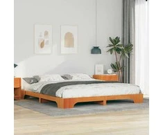 Lova Lovos rėmas Ruda 180 x 210 cm Kietos pušies mediena