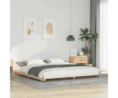 Lova Lovos rėmas Ruda 180 x 220 cm Kietos pušies mediena