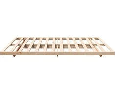 Lova Lovos rėmas Ruda 180 x 220 cm Kietos pušies mediena