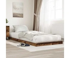 Lova Grindų lovos rėmas Senas medis 100 x 200 cm Apdirbta mediena