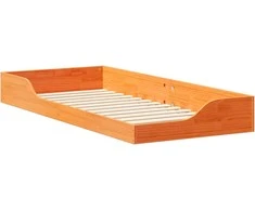 Lova Lovos rėmas Vaško ruda 90 x 210 cm Kietos pušies mediena