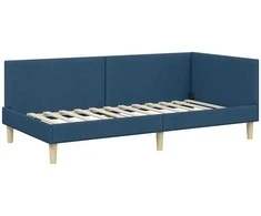 Lova Kampinė lovos konstrukcija su galvūgalio Mėlyna 90 cm x 200 cm