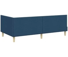 Lova Kampinė lovos konstrukcija su galvūgalio Mėlyna 90 cm x 200 cm