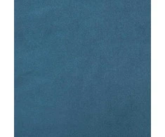 Lova Kampinė lovos konstrukcija Mėlyna 80 cm x 200 cm Aksomas