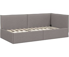 Lova Kampinė lovos konstrukcija Tortora 90 x 200 cm audinys