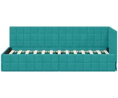 Lova Kampinė lovos konstrukcija Turkio 80 cm x 200 cm Aksomas