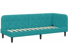 Lova Kampinė lovos konstrukcija Turkio 80 x 200 cm Aksomas