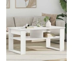 Lova Kavos staliukas Balta 96 x 54 x 44 cm Apdirbta mediena