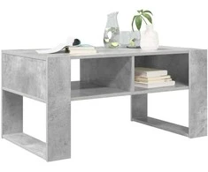 Lova Kavos staliukas Betono pilka 92 x 53 x 45 cm Apdirbta mediena