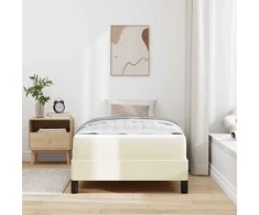 Lova Lovos rėmas su čiužiniu Kreminė 100 x 200 cm audinys