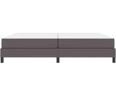 Lova Lovos rėmas su čiužiniu Pilka 200 x 200 cm audinys