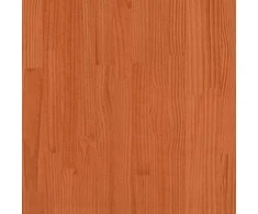 Knygų lentyna be čiužinio, vaško ruda, 140x200cm, pušis