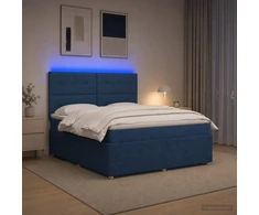 Lova LED lovos čiužinys su LED apšvietimu Mėlyna 180 x 200 cm