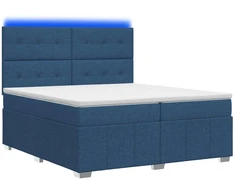Lova LED lovos čiužinys su LED apšvietimu Mėlyna 200 x 200 cm